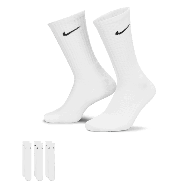Calcetines Entrenamiento Pack 3 Blancos