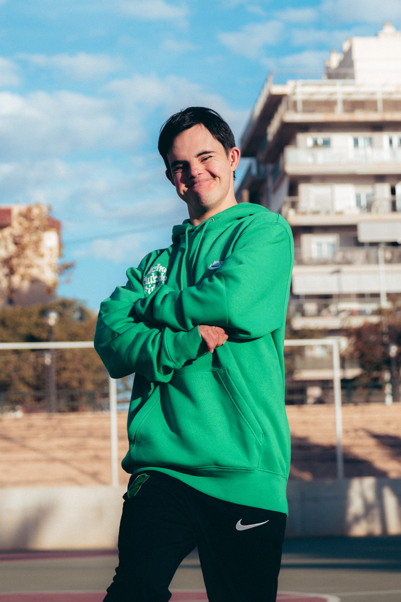 Hoodie Verde Adulto Ravie Elche City