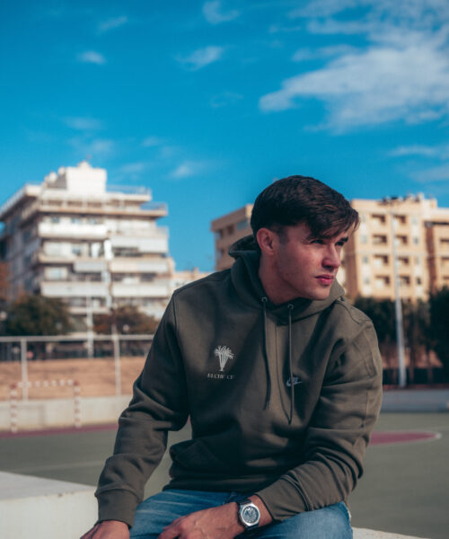 Hoodie Verde Militar Adulto Elche City
